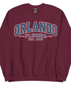 Orlando Florida Varsity Sweatshirts College Style