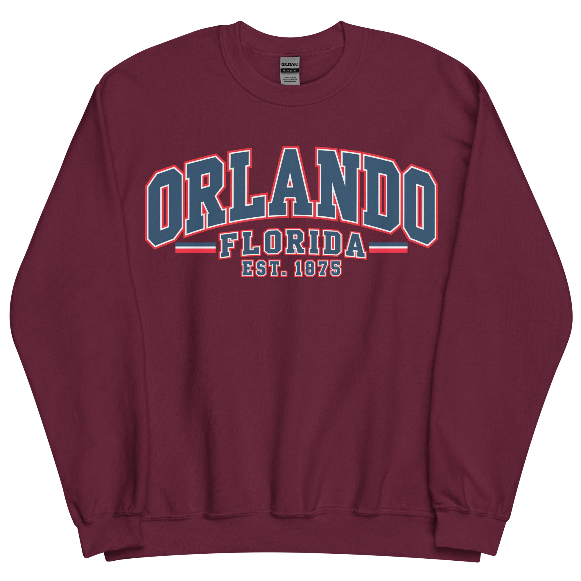 Orlando Florida Varsity Sweatshirts College Style
