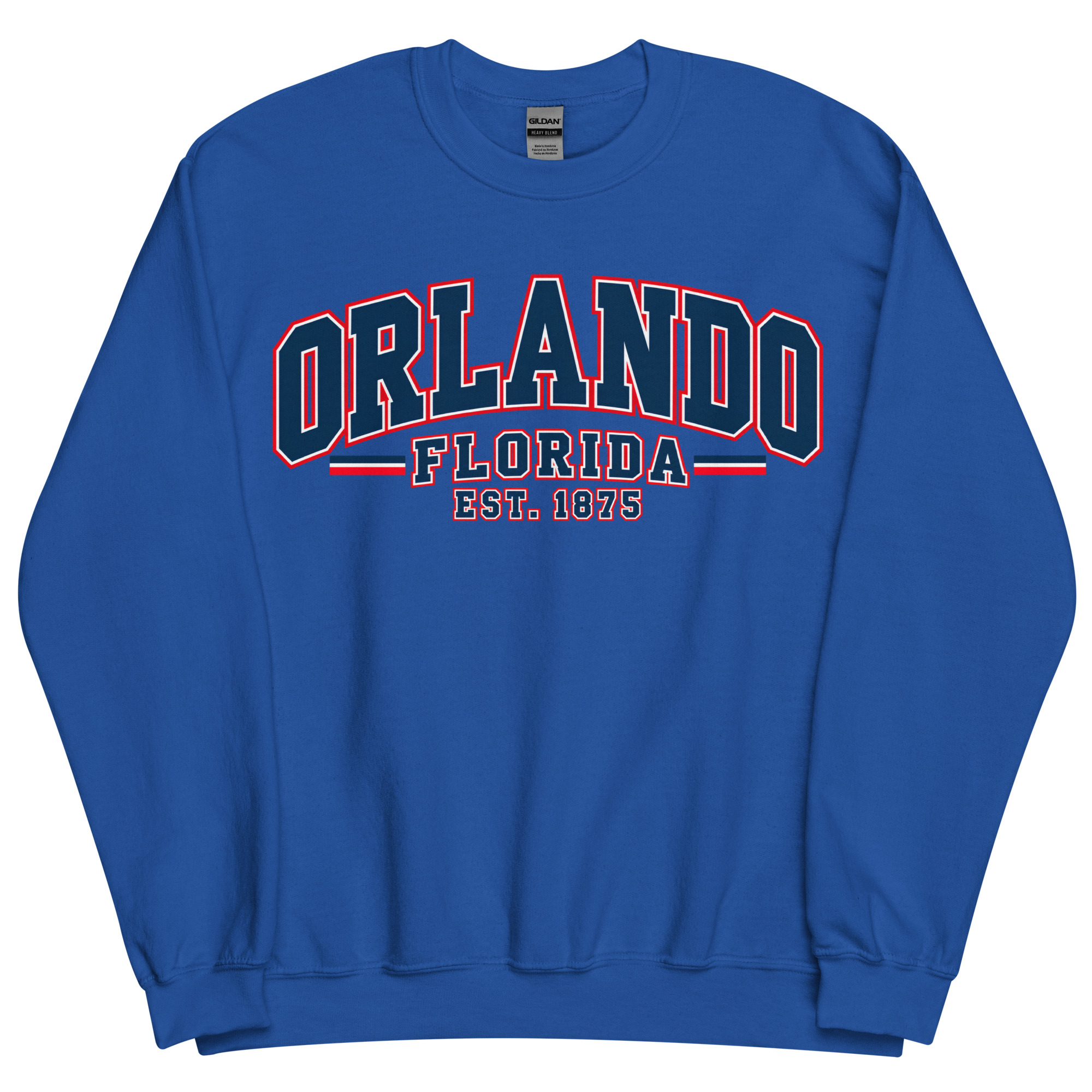 Orlando Florida Varsity Sweatshirts College Style