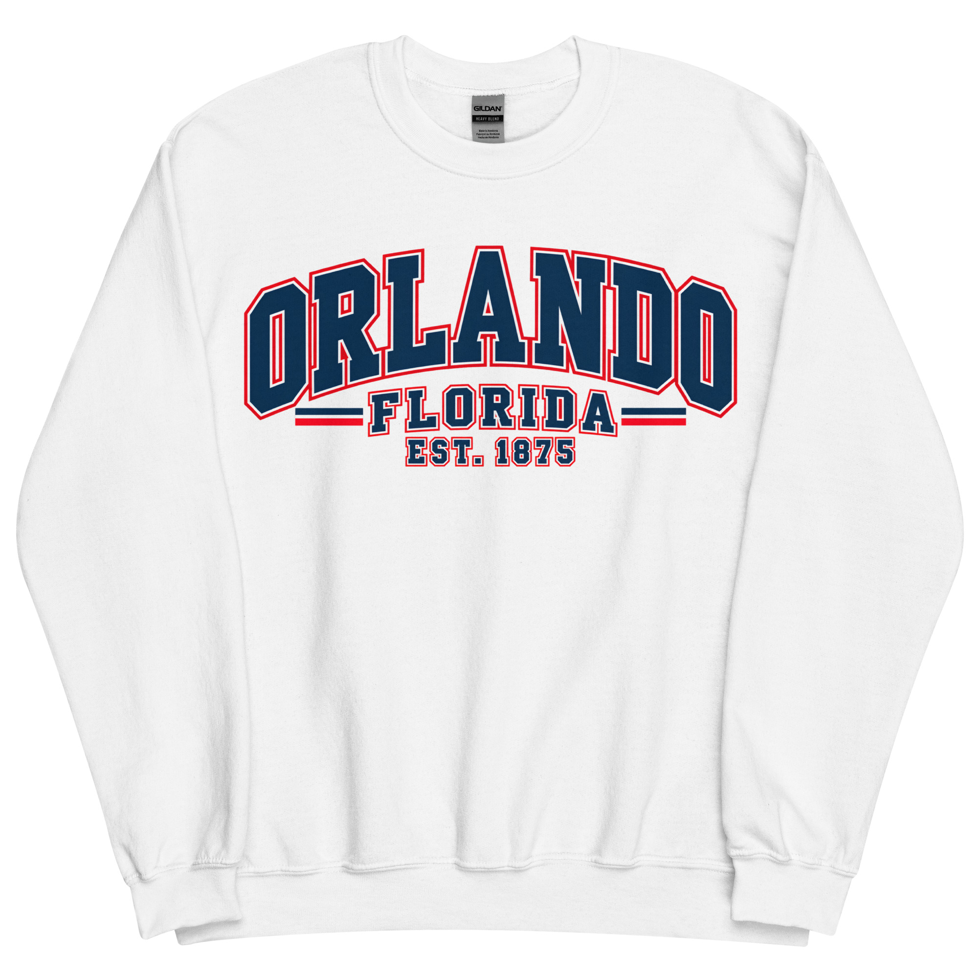 Orlando Florida Varsity Sweatshirts College Style