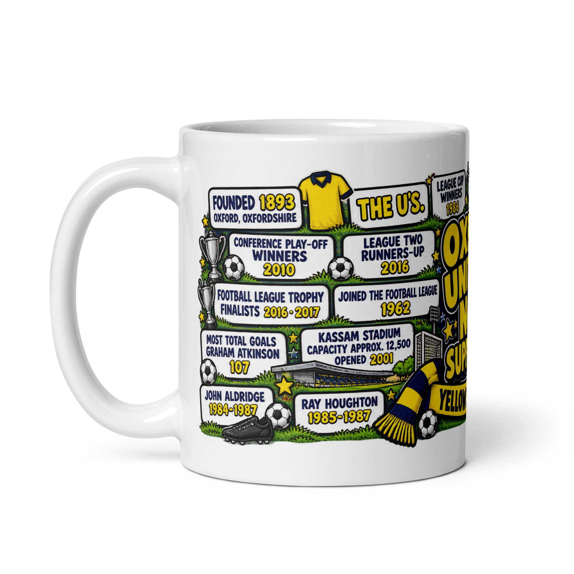Oxford United Mug No1 Supporter Gift Mugs