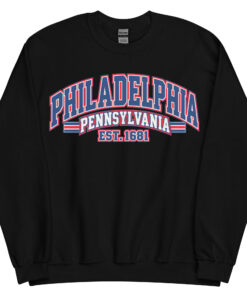 Philadelphia Pennsylvania Varsity Sweatshirts Jumpers