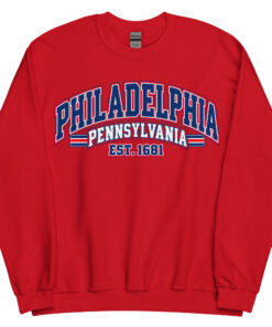 Philadelphia Pennsylvania Varsity Sweatshirts Jumpers