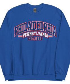 Philadelphia Pennsylvania Varsity Sweatshirts Jumpers
