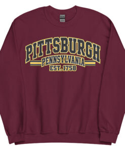 Pittsburgh Pennsylvania Varsity Sweatshirts Jumpers