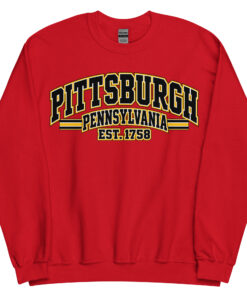 Pittsburgh Pennsylvania Varsity Sweatshirts Jumpers