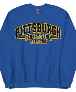 Pittsburgh Pennsylvania Varsity Sweatshirts Jumpers