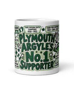 Plymouth Argyle Mug No1 Supporter Gift Mugs