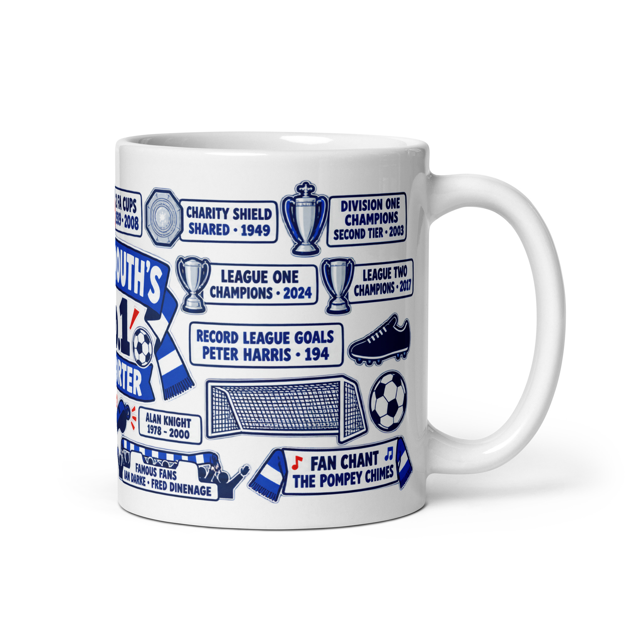 Portsmouth Mug No1 Supporter Gift Mugs