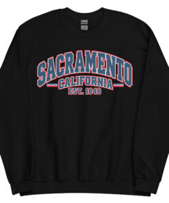 Sacramento California Varsity Sweatshirts College Style