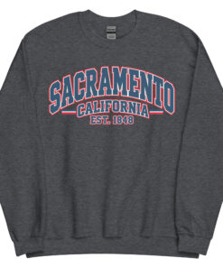 Sacramento California Varsity Sweatshirts College Style