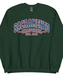 Sacramento California Varsity Sweatshirts College Style