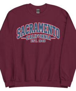 Sacramento California Varsity Sweatshirts College Style