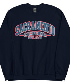 Sacramento California Varsity Sweatshirts College Style