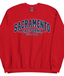 Sacramento California Varsity Sweatshirts College Style