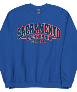 Sacramento California Varsity Sweatshirts College Style