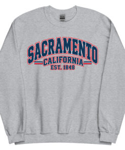 Sacramento California Varsity Sweatshirts College Style