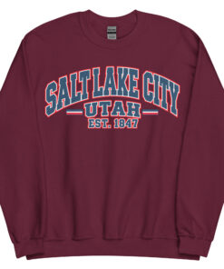 Salt Lake City Utah Varsity Sweatshirts Jumpers