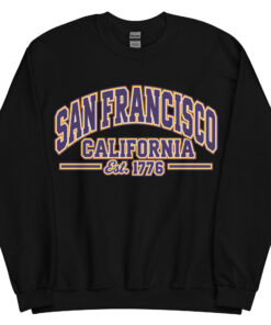 San Francisco California Varsity Sweatshirts College Jumper