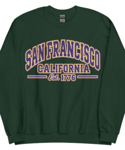 San Francisco California Varsity Sweatshirts College Jumper