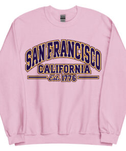 San Francisco California Varsity Sweatshirts College Jumper