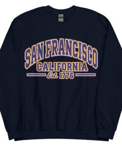 San Francisco California Varsity Sweatshirts College Jumper