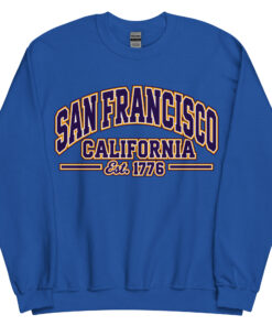 San Francisco California Varsity Sweatshirts College Jumper