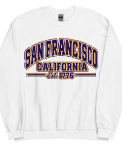 San Francisco California Varsity Sweatshirts College Jumper