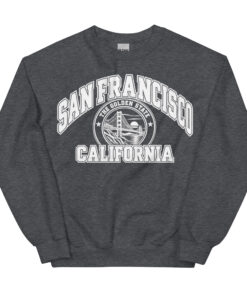 San Francisco California Varsity Sweatshirts College Style
