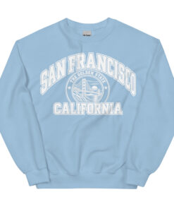 San Francisco California Varsity Sweatshirts College Style