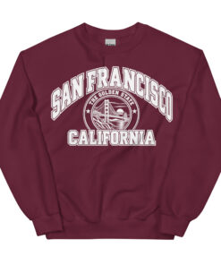 San Francisco California Varsity Sweatshirts College Style