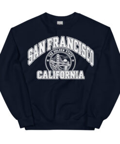 San Francisco California Varsity Sweatshirts College Style
