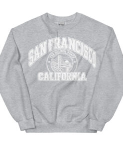 San Francisco California Varsity Sweatshirts College Style
