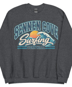 Sennen Cove Cornwall Surfing Jumper Varsity Sweatshirt