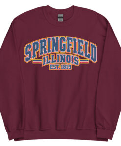 Springfield Illinois Varsity Sweatshirts Jumpers