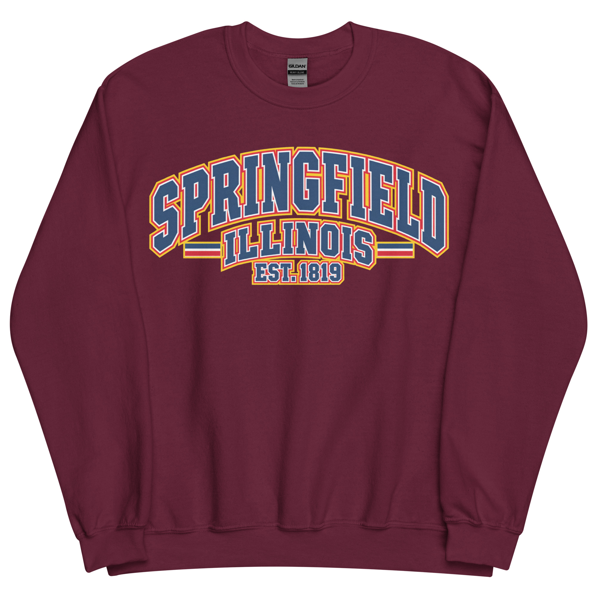 Springfield Illinois Varsity Sweatshirts Jumpers