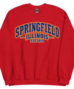 Springfield Illinois Varsity Sweatshirts Jumpers