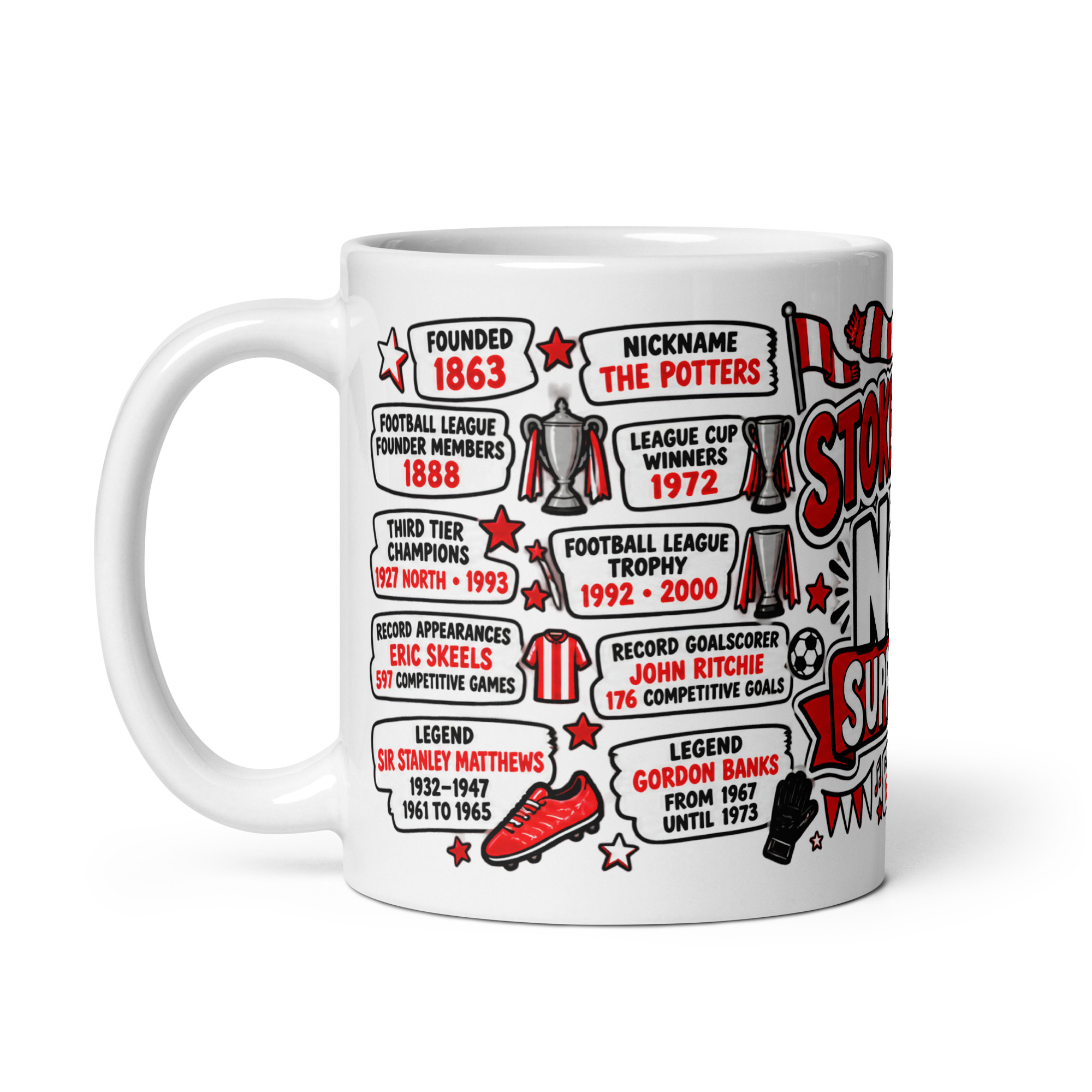 Stoke City Mug No1 Supporter Gift Mugs