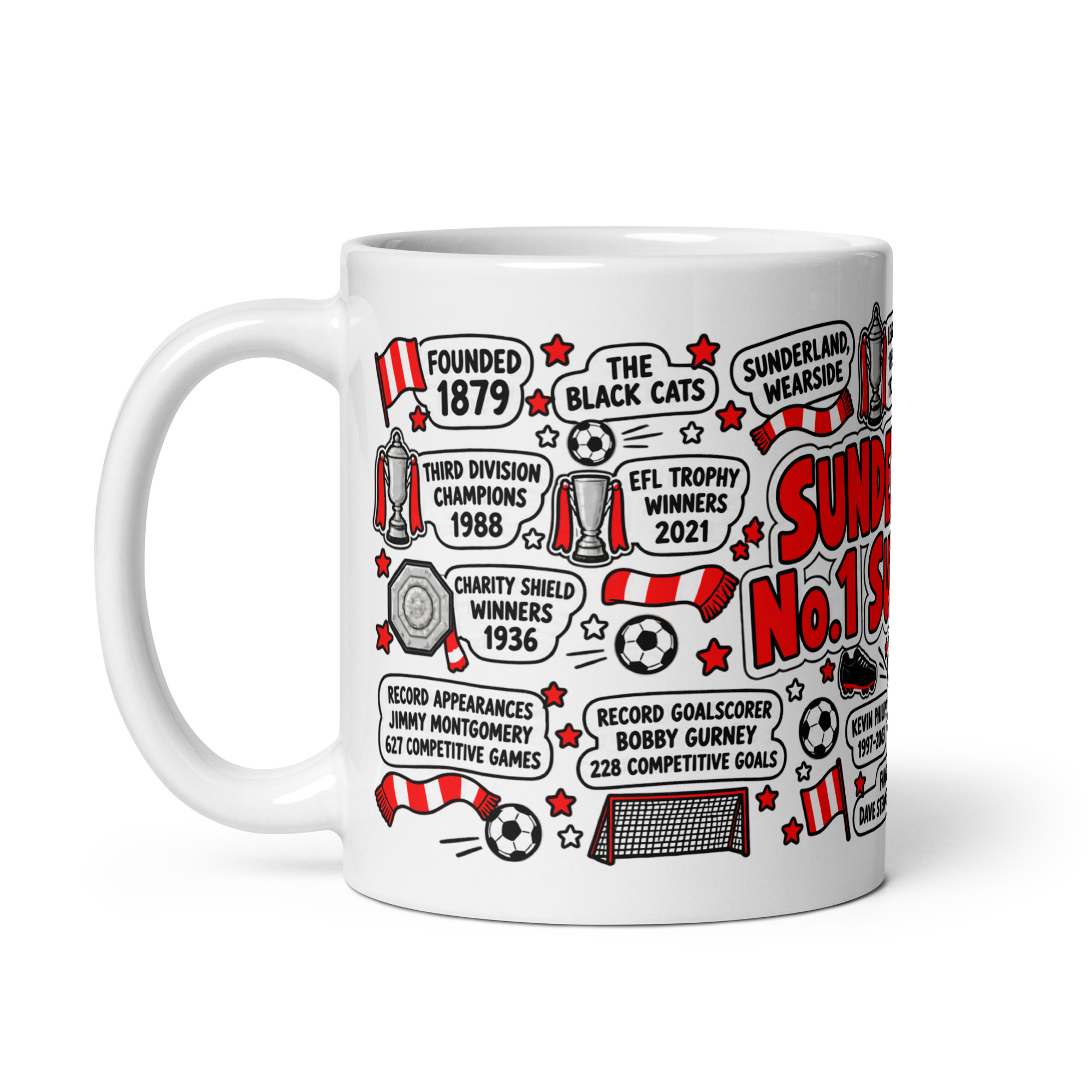 Sunderland Mug No1 Supporter Gift Mugs