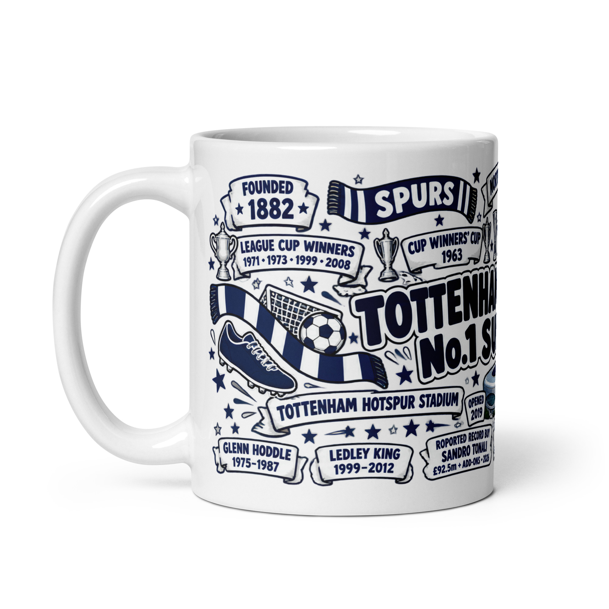 Tottenham Hotspur Mug No1 Supporter Gift Mugs