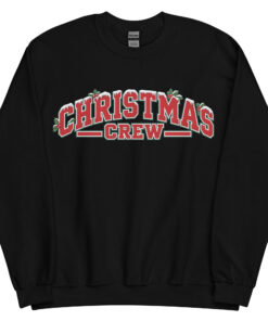 Christmas Crew Jumper Varsity Style Festive Sweatshirts