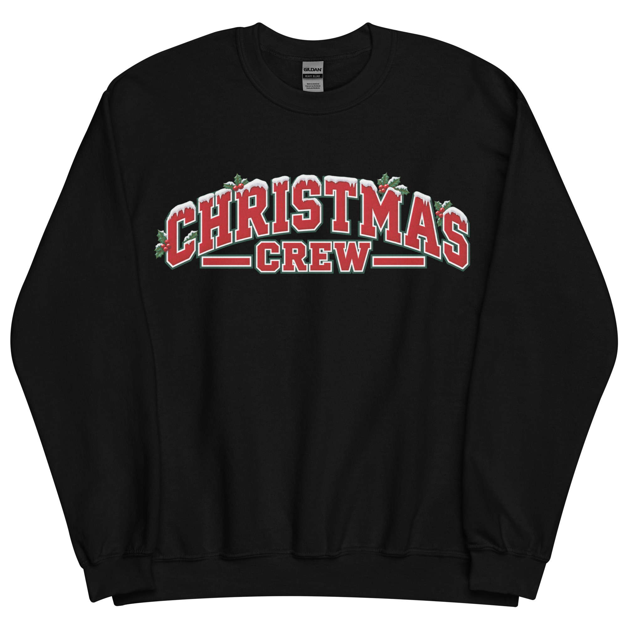 Christmas Crew Jumper Varsity Style Festive Sweatshirts