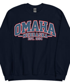 Omaha Nebraska Varsity Sweatshirts College Style