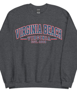 Virginia Beach Varsity Sweatshirts College Style