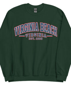 Virginia Beach Varsity Sweatshirts College Style