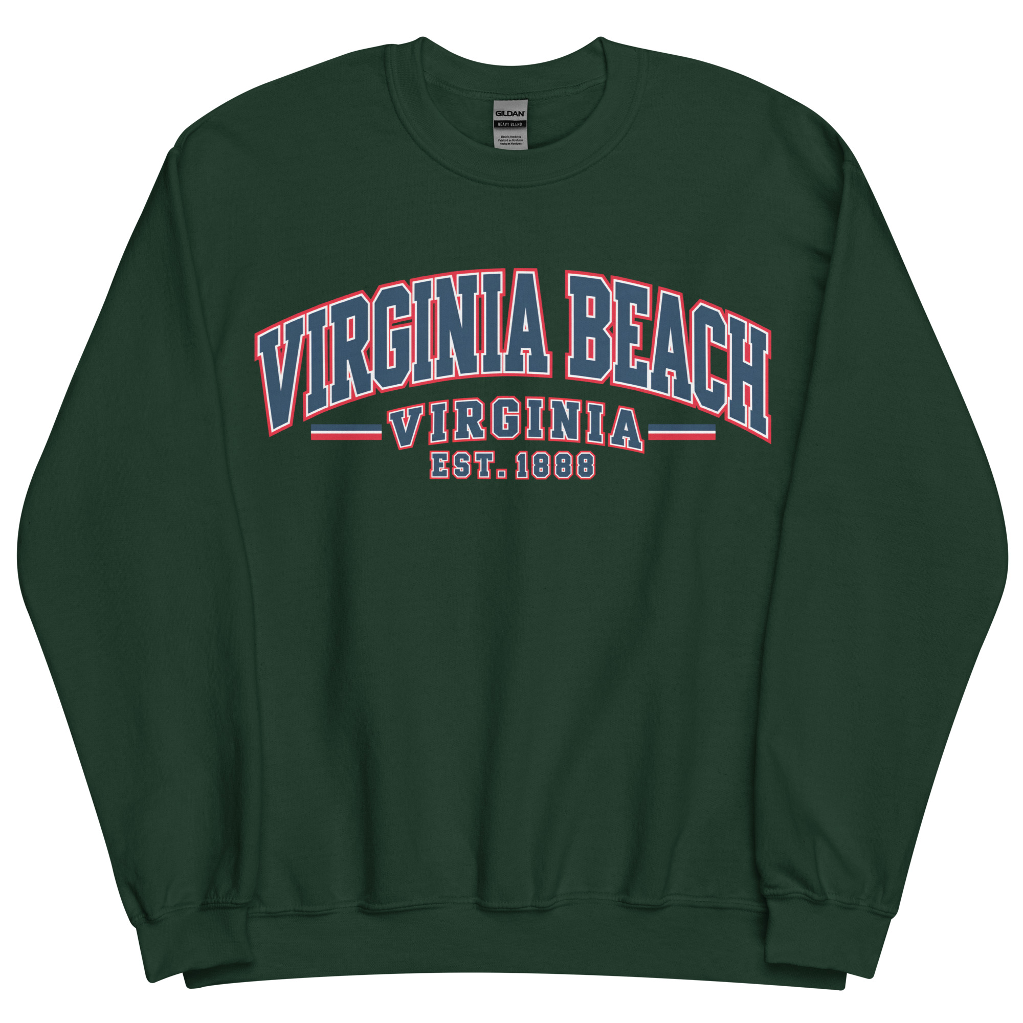 Virginia Beach Varsity Sweatshirts College Style