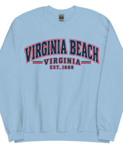Virginia Beach Varsity Sweatshirts College Style
