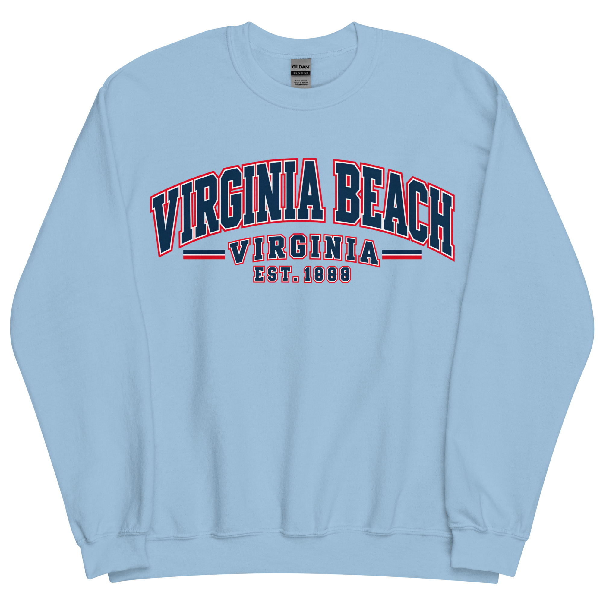 Virginia Beach Varsity Sweatshirts College Style