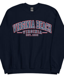 Virginia Beach Varsity Sweatshirts College Style
