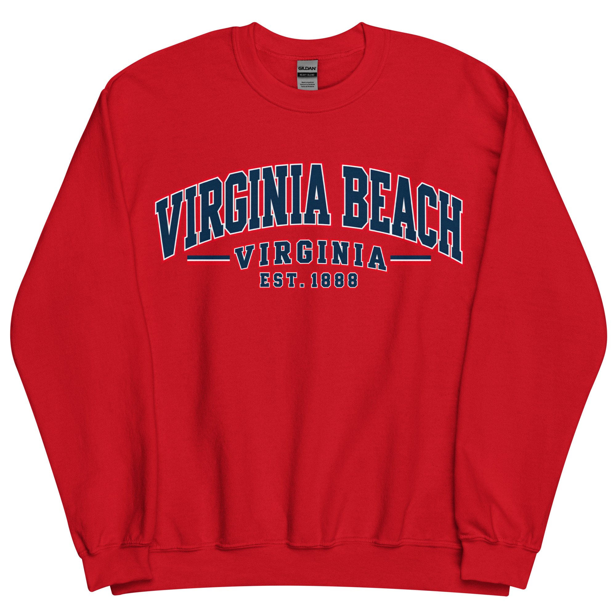 Virginia Beach Varsity Sweatshirts College Style